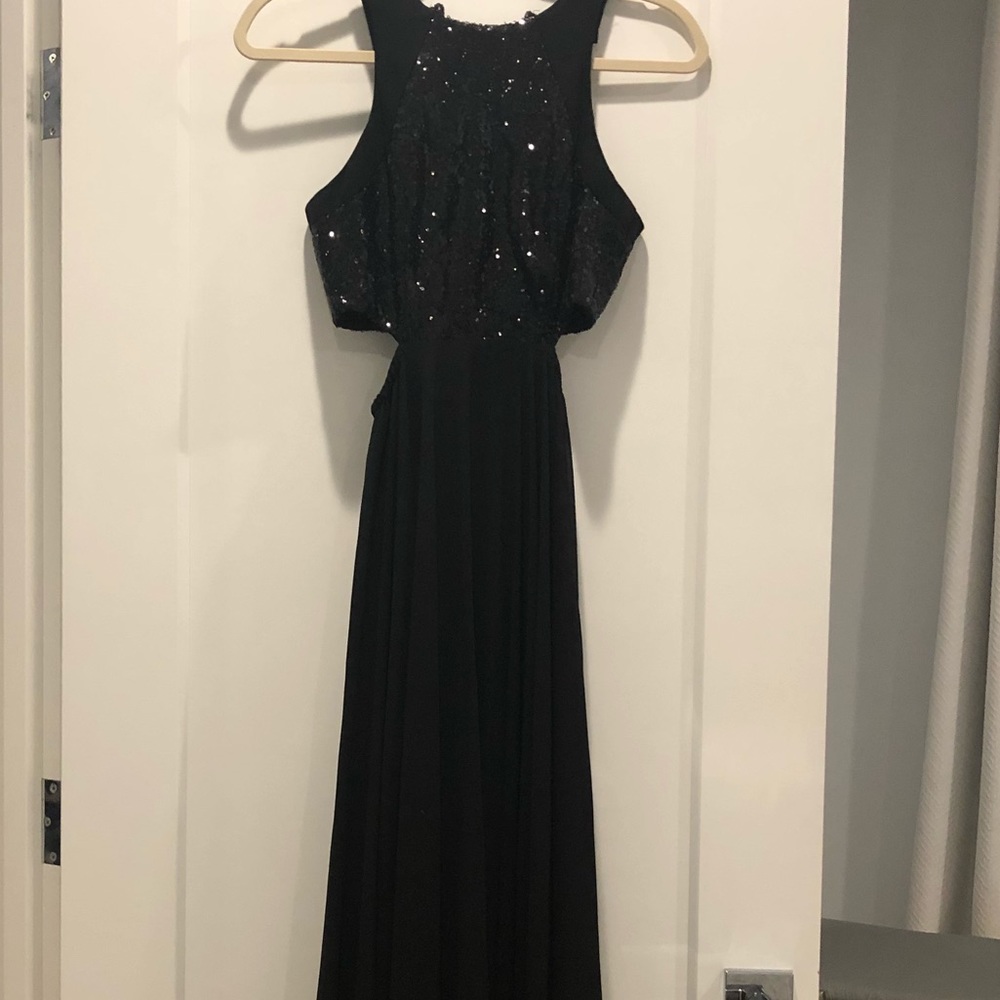 Black Tie dress with cut outs
